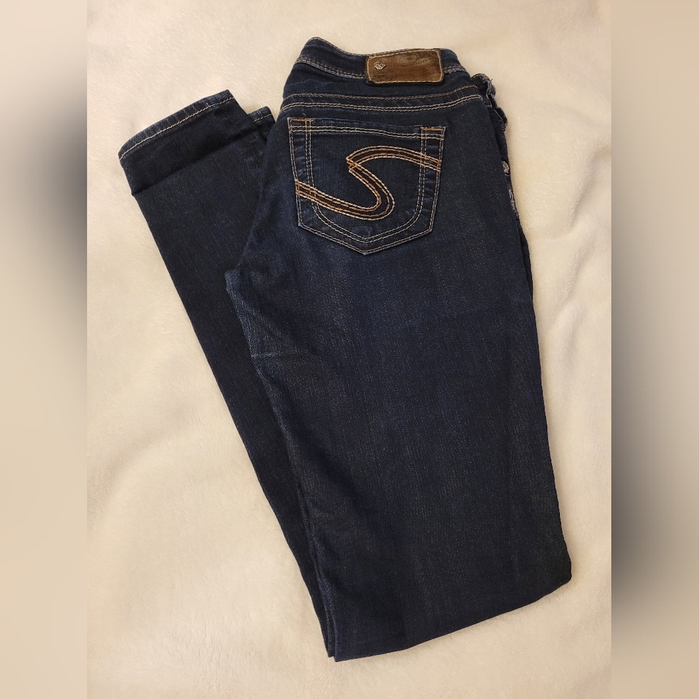 Silver Aiko Women's Skinny Jeans - Size W25/L31